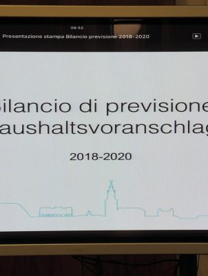 Previsione di Bilancio 2018 Comune Bolzano