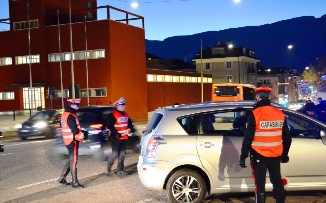20190114 – bolzano posto di controllo notturno