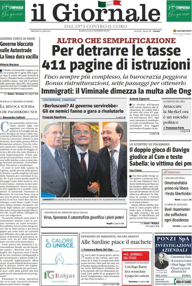 IL GIORNALE 15.07.2020 - Radio NBC Rete Regione