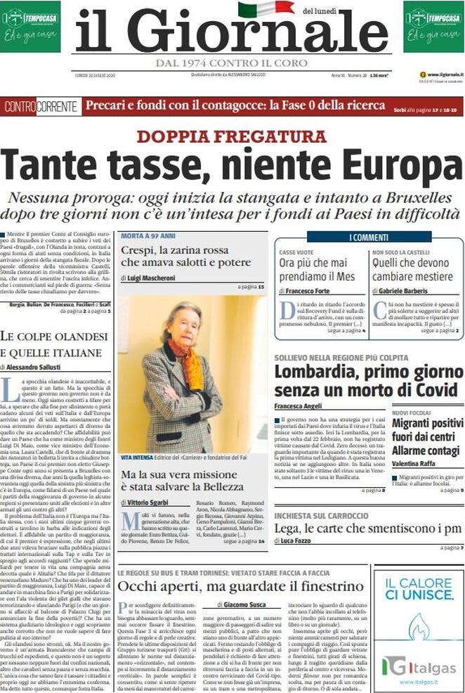 Il Giornale 20.07.2020 - Radio NBC Rete Regione