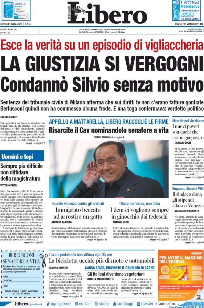 LIBERO 01.07.2020 Radio NBC Rete Regione