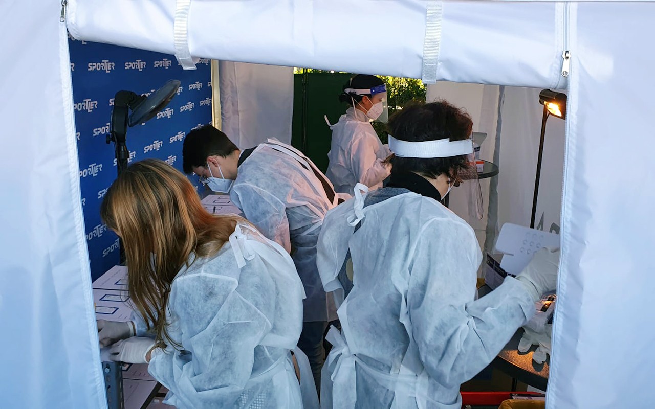 Sportler Coronatest 1