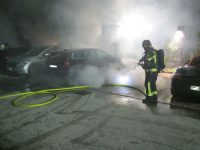 Incendio auto eletterica