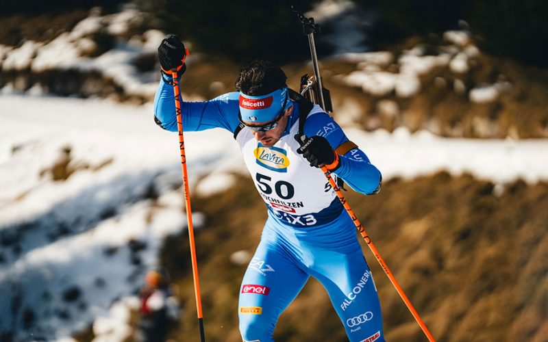 OLIMPIADI, NELLA MASS START RITIRO PER GIACOMEL