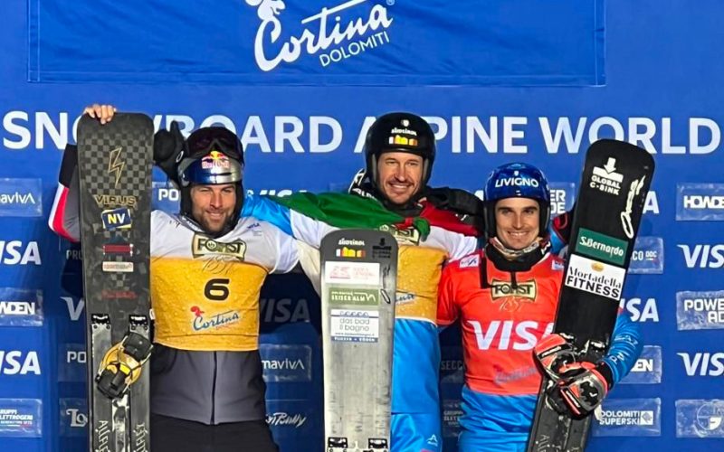 SNOWBOARD, A 39 ANNI AARON MARCH VINCE IL GIGANTE DI CORTINA