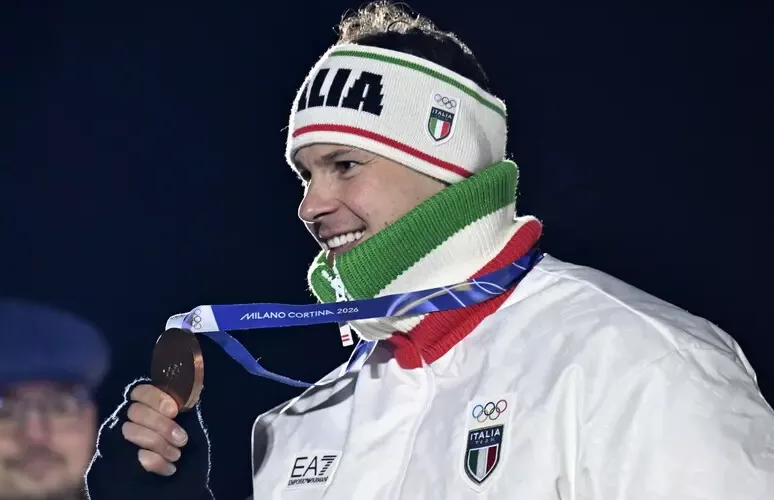 MILANO CORTINA 2026, BRONZO DI DOMINIK FISCHNALLER NELLO SLITTINO