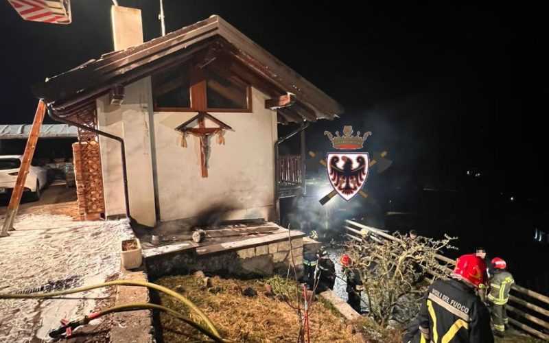 INCENDIO A CIVEZZANO, NESSUN FERITO