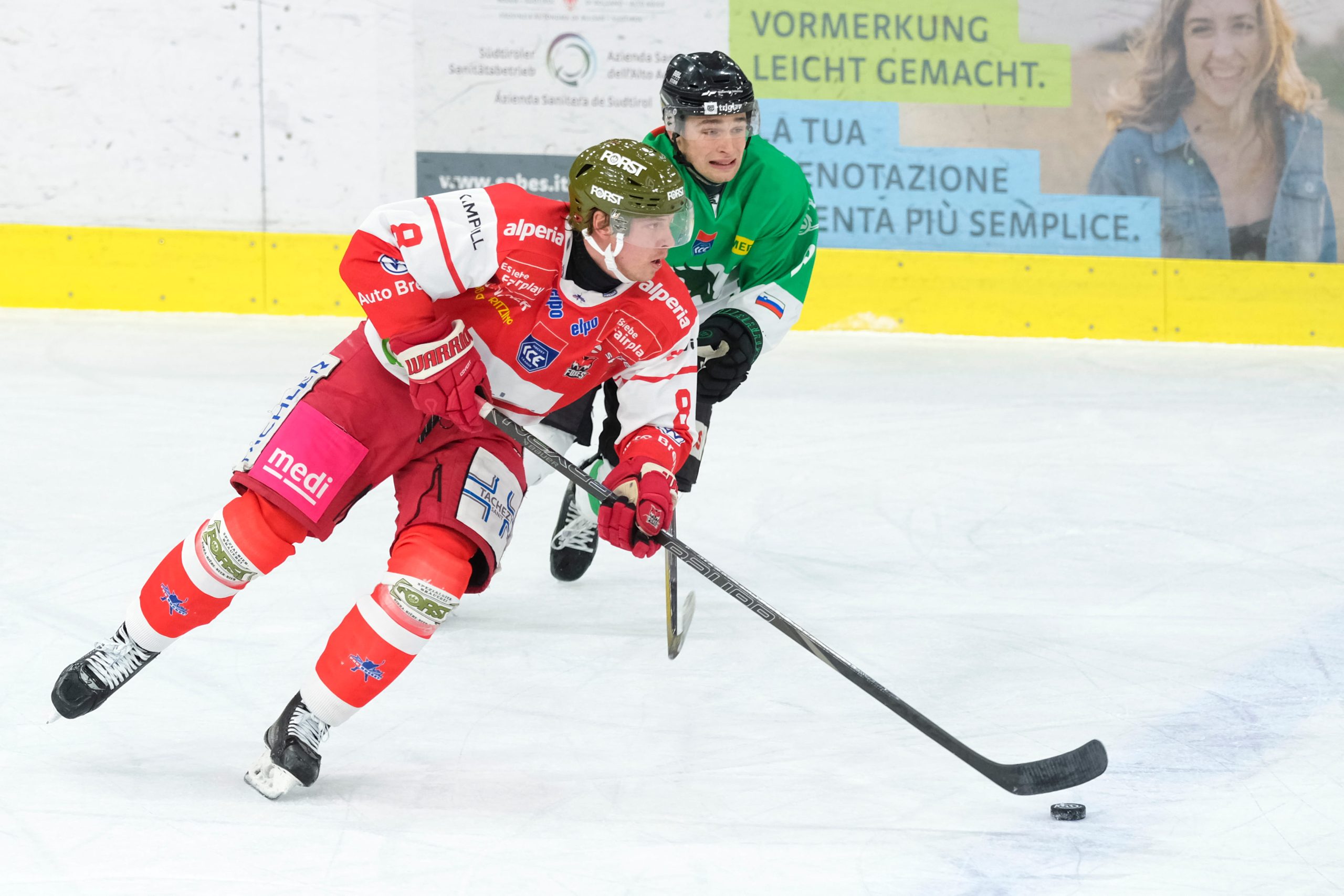 ICE HOCKEY LEAGUE, BOLZANO-LUBIANA E SALISBURGO-VAL PUSTERIA I QUARTI DI FINALE