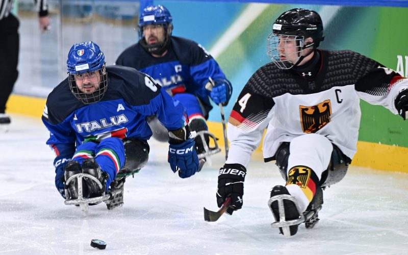 PARALIMPIADI MILANO CORTINA 2026, ITALIA DEL PARAHOCKEY BATTE LA GERMANIA 2-1