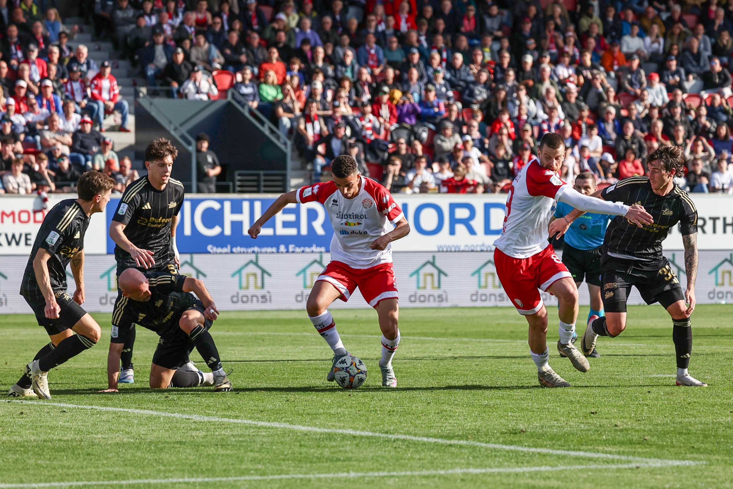 SERIE B, AL DRUSO PASSA L’ENTELLA, SUEDTIROL BATTUTO 1 A 0