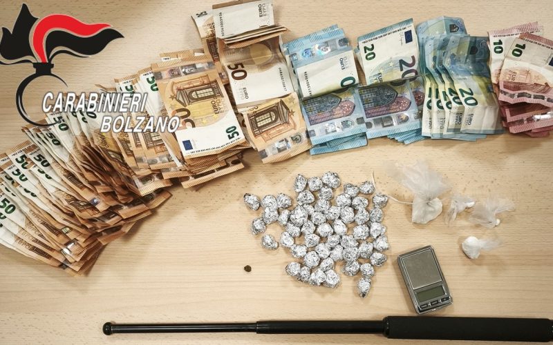 COCAINA A BOLZANO, ARRESTATO UN CITTADINO ALBANESE
