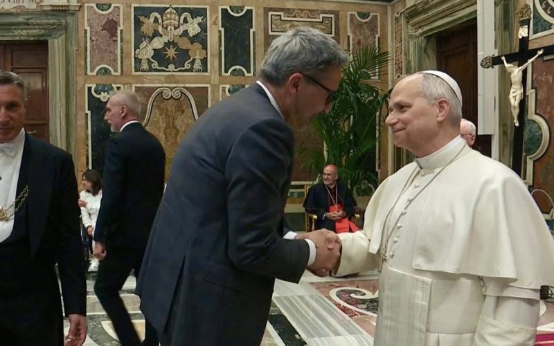 KOMPATSCHER, UDIENZA DAL PAPA SUGGELLO DI MILANO CORTINA 2026