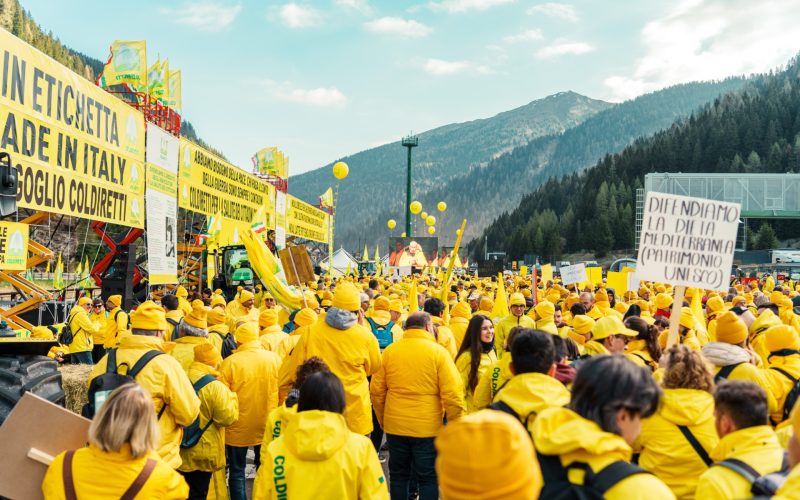 COLDIRETTI, MAXI MANIFESTAZIONE AL BRENNERO CONTRO RINCARI E QUALITA’ DEI PRODOTTI