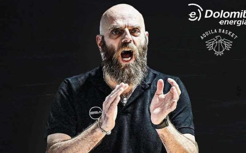 A FINE STAGIONE STRADE SEPARATE TRA L’AQUILA BASKET E COACH CANCELLIERI