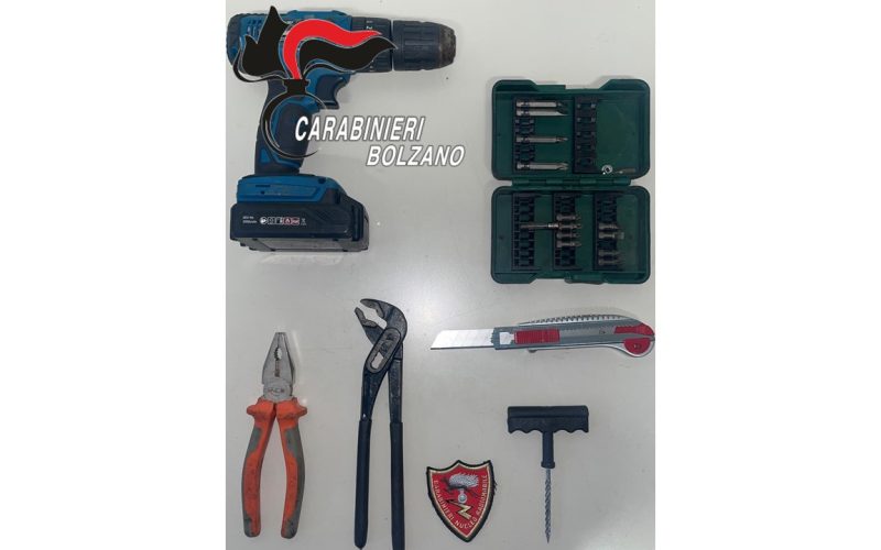 TRASFERTISTI CON KIT DA SCASSO INTERCETTATI DAI CARABINIERI DI BRESSANONE