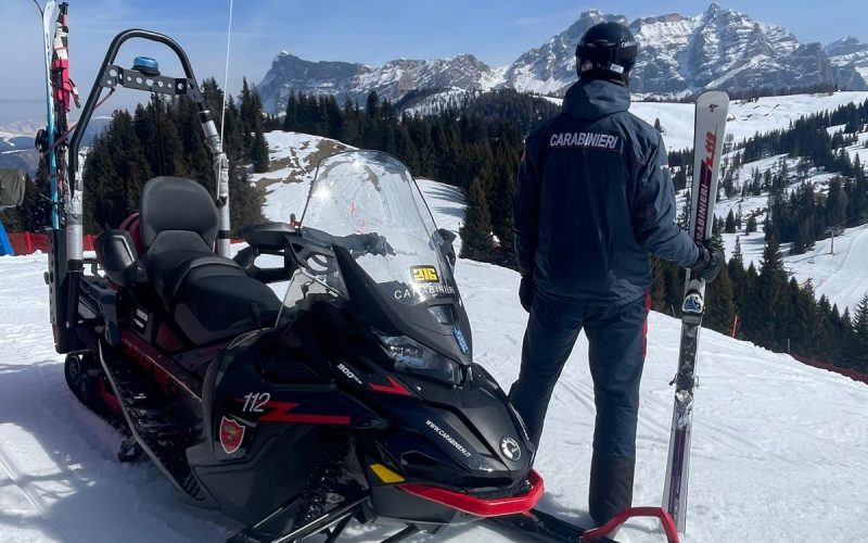 PISTE DA SCI, I CARABINIERI DI BRUNICO CHIUDONO LA STAGIONE CON OLTRE MILLE INTERVENTI
