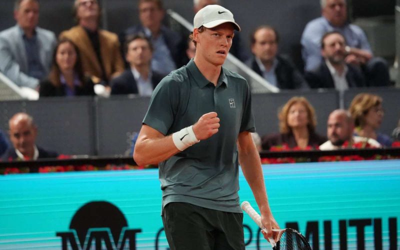 TENNIS, SINNER TROVA LA SUA PRIMA FINALE A MADRID