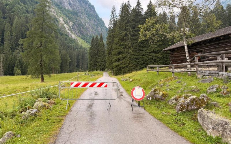 FRANA IN VAL GENOVA, GIOVEDÌ LA RIAPERTURA DELLA STRADA