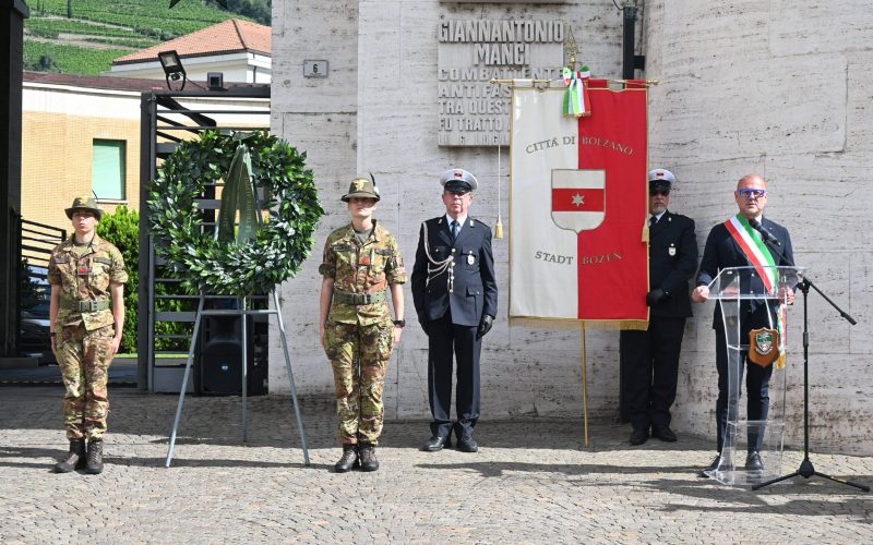 CELEBRATO L’82/ESIMO ANNIVERSARIO DALLA MORTE DEL PARTIGIANO GIANNANTONIO MANCI