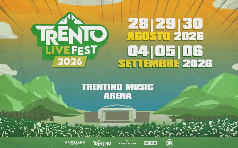 TRENTO LIVE FESTIVAL, AL VIA LA SECONDA EDIZIONE TRA CONCERTI E INCONTRI