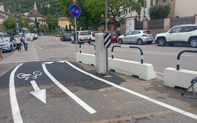 BOLZANO, CON VIA DELLE FUCINE COMPLETATO IL COLLEGAMENTO CICLABILE OSPEDALE-CENTRO STORICO