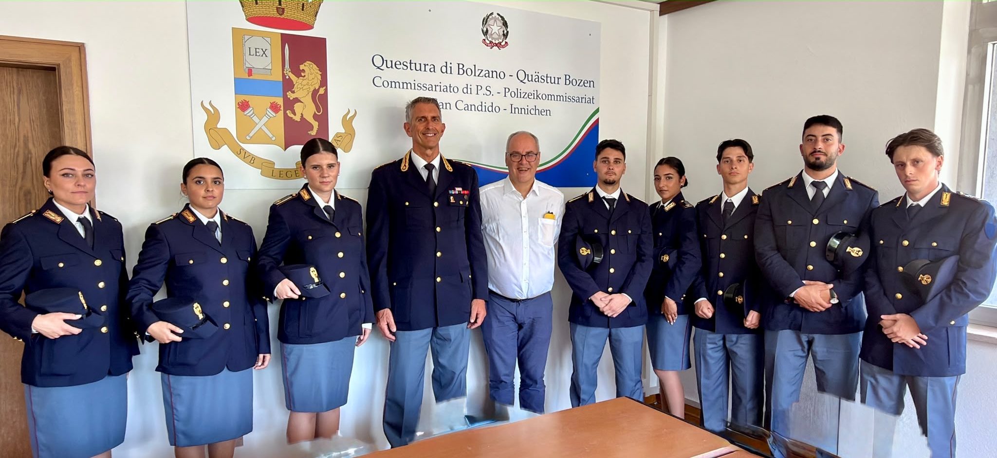 DIECI NUOVI AGENTI IN PROVA DELLA POLIZIA ASSEGNATI A SAN CANDIDO