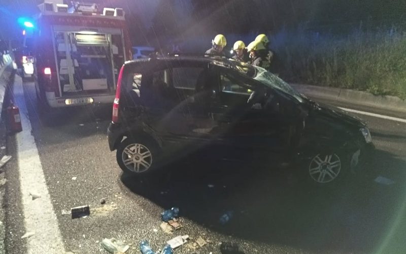 TRE FERITI IN UN MAXI INCIDENTE SULLA MEBO