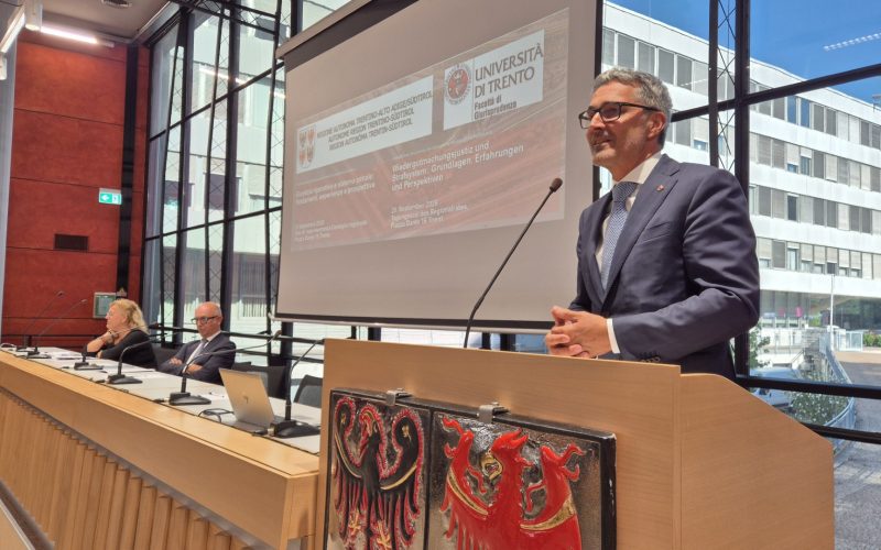 NASCE UFFICIALMENTE IL CENTRO PER LA GIUSTIZIA RIPARATIVA DEL TRENTINO-ALTO ADIGE