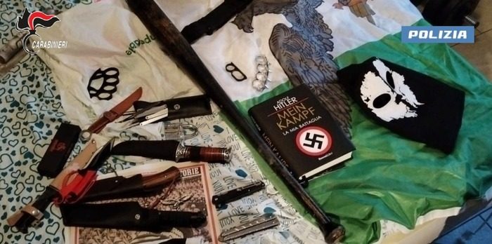 ESALTAVANO SUPREMATISTI E PROPONEVANO ATTENTATI, 14 MINORI PERQUISITI
