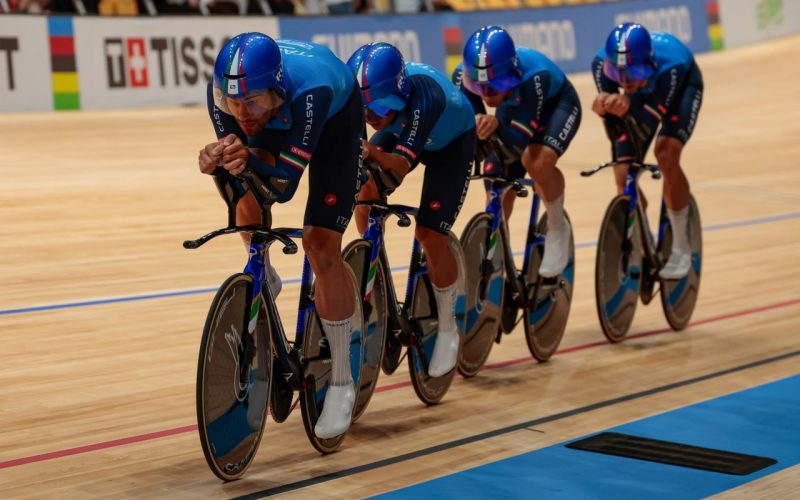 IL TRENTINO MATTIA MAGAGNOTTI E’ MEDAGLIA D’ARGENTO CON L’ITALIA AI MONDIALI DI CICLISMO SU PISTA DI SHANGHAI